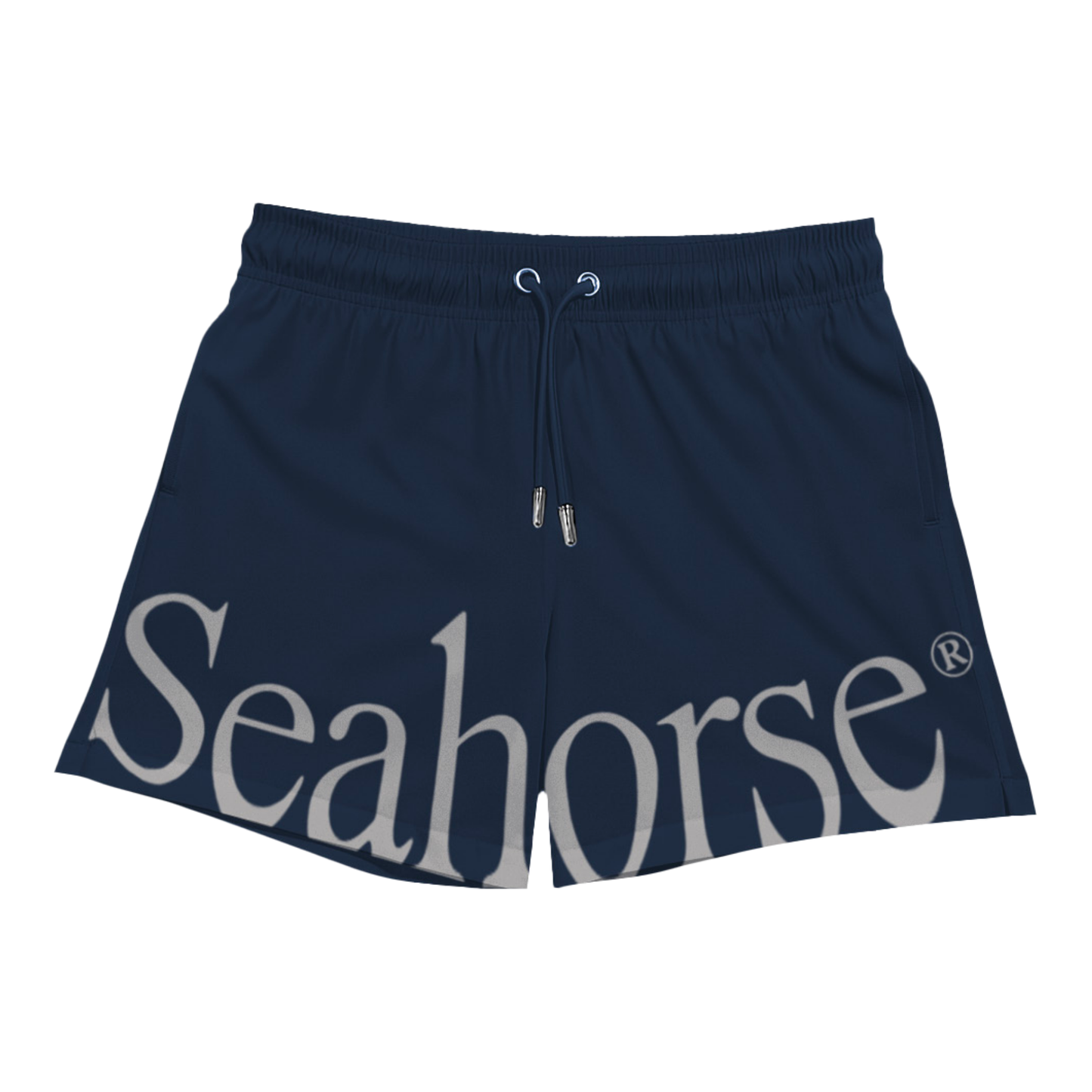 Seahorse Logo - Navy
