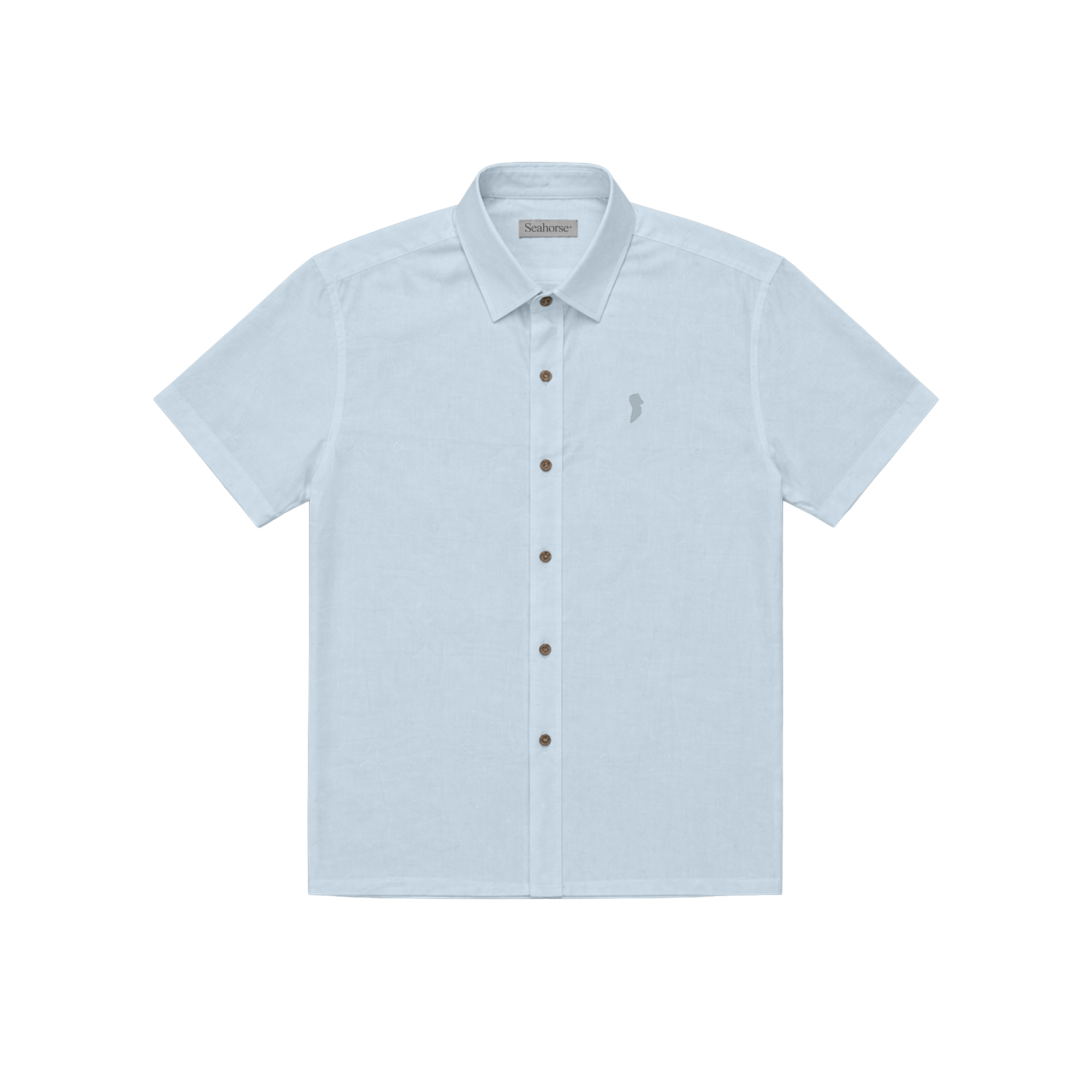 Camisa Manga Corta Azul