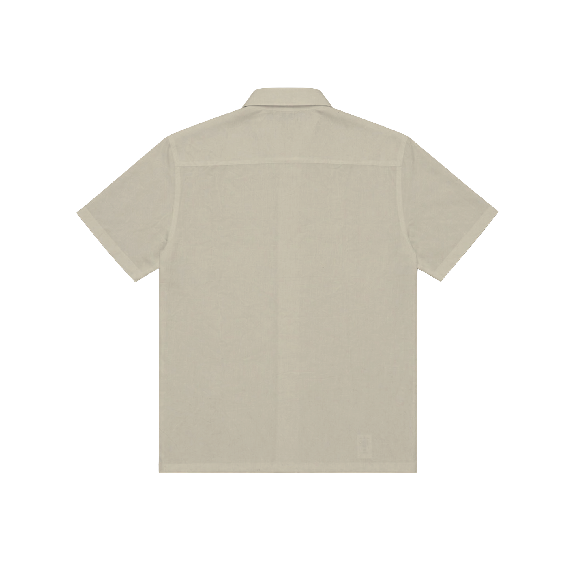Camisa Manga Corta Beige