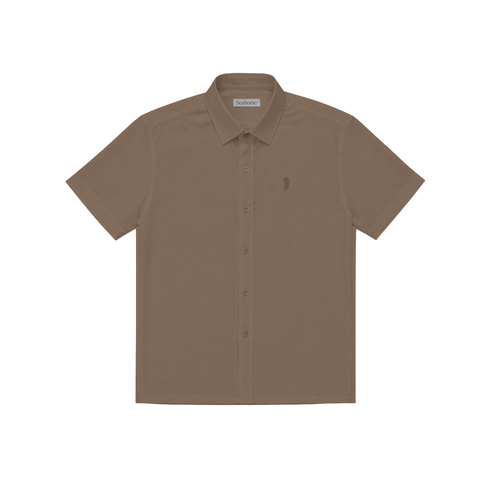 Camisa NIZA LINEN / BROWN