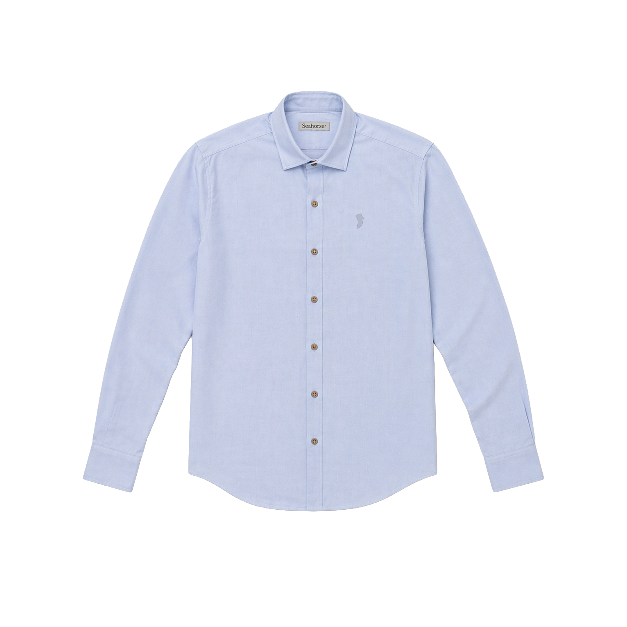 Camisa Manga Larga Azul
