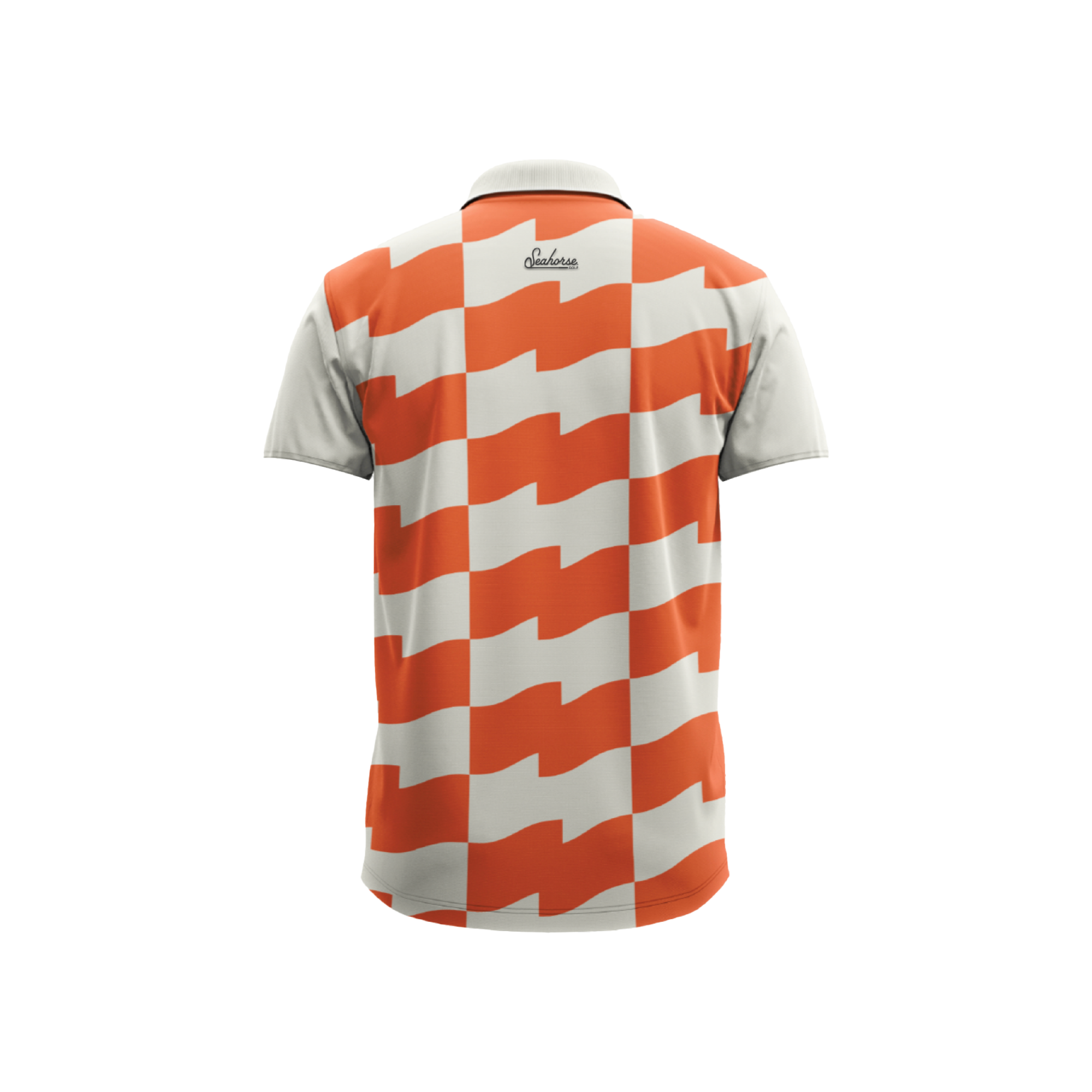 Polo Estampada Flag Naranja