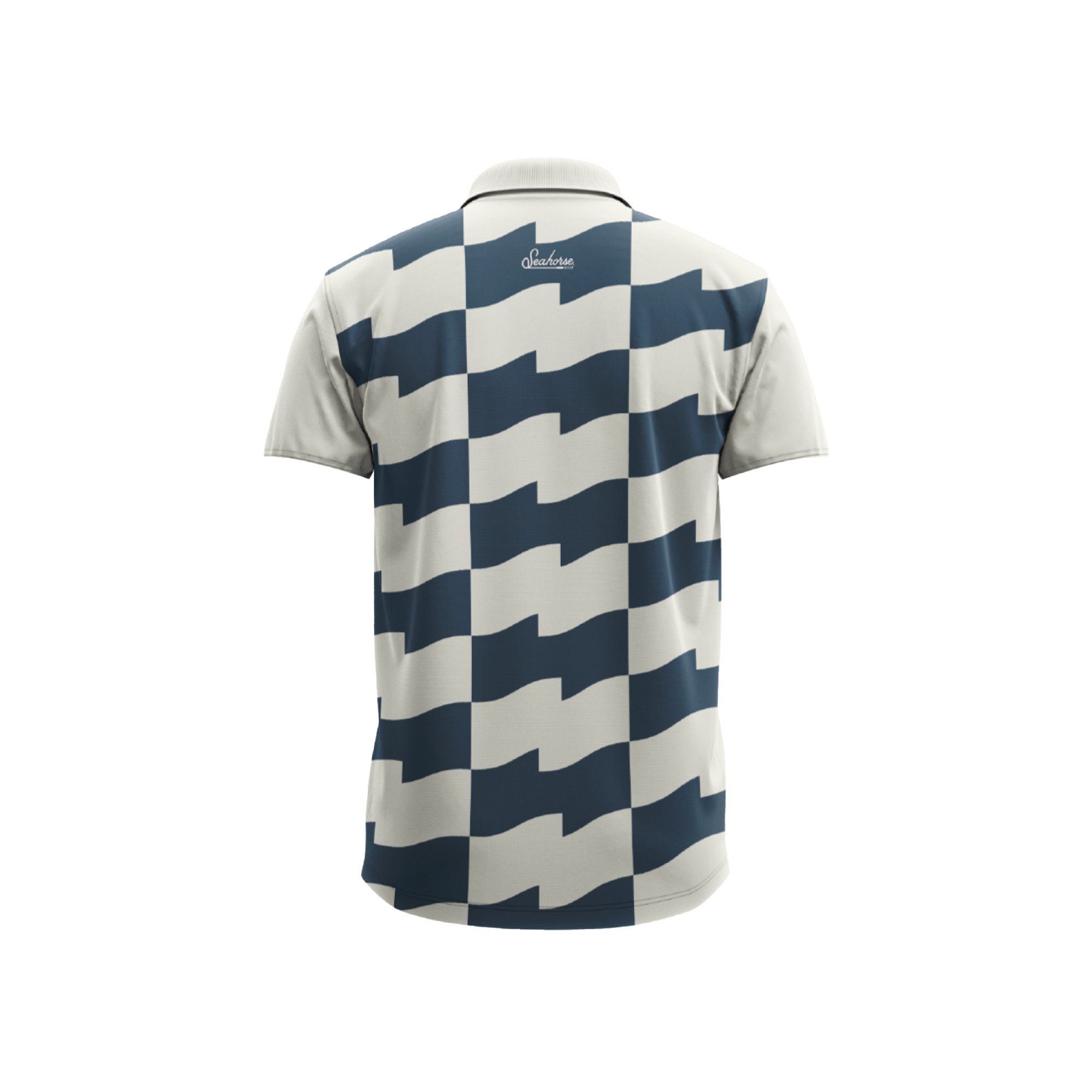 Polo Estampada Flag Navy