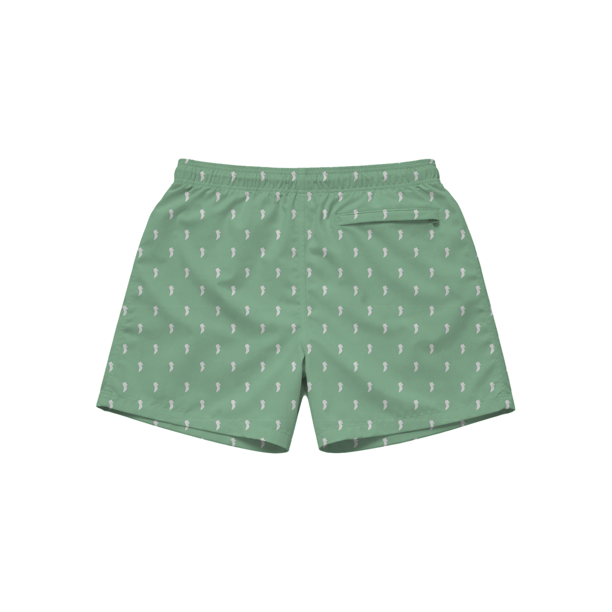 Horse Pattern Trunk / Green