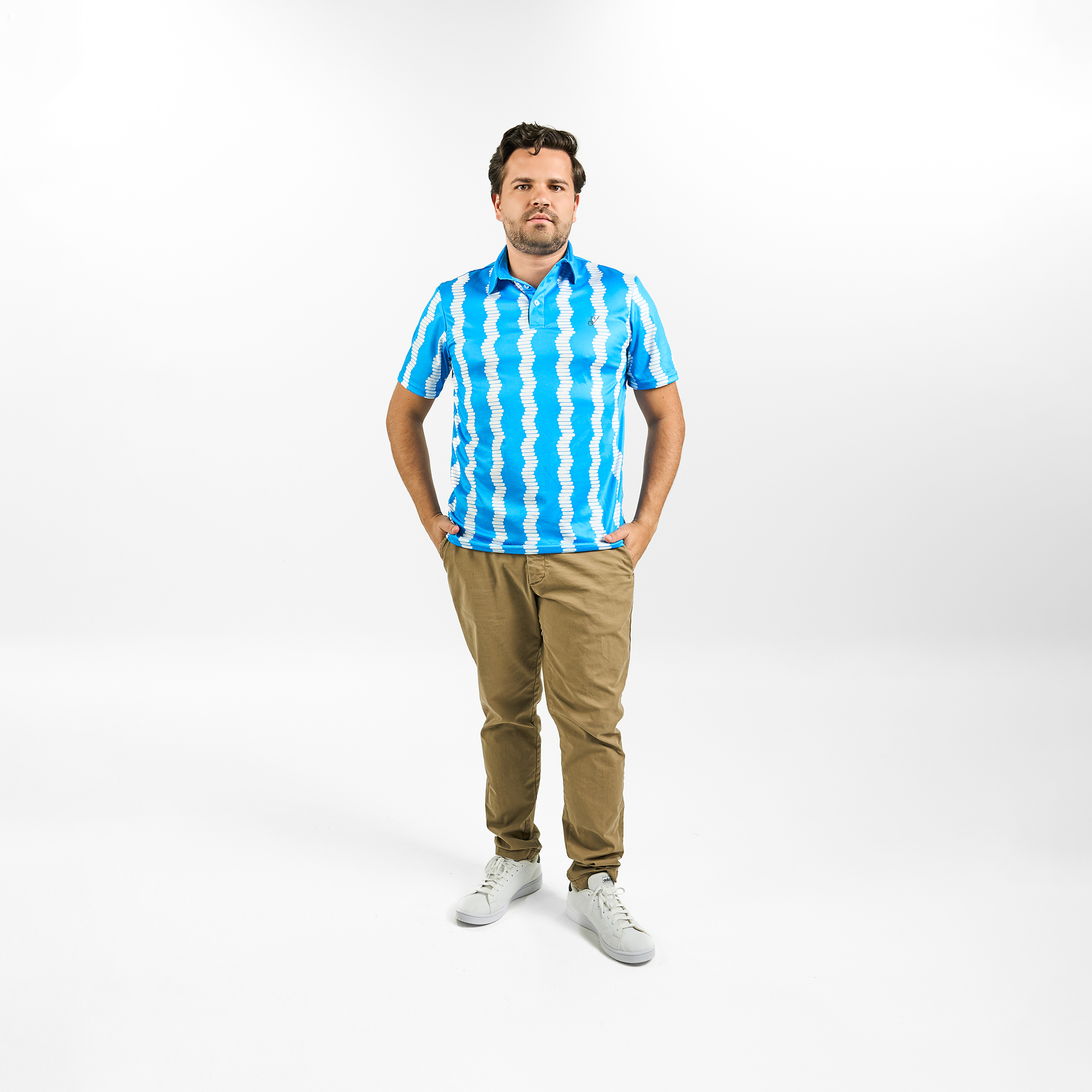 Polo Estampada Rayas ZigZag