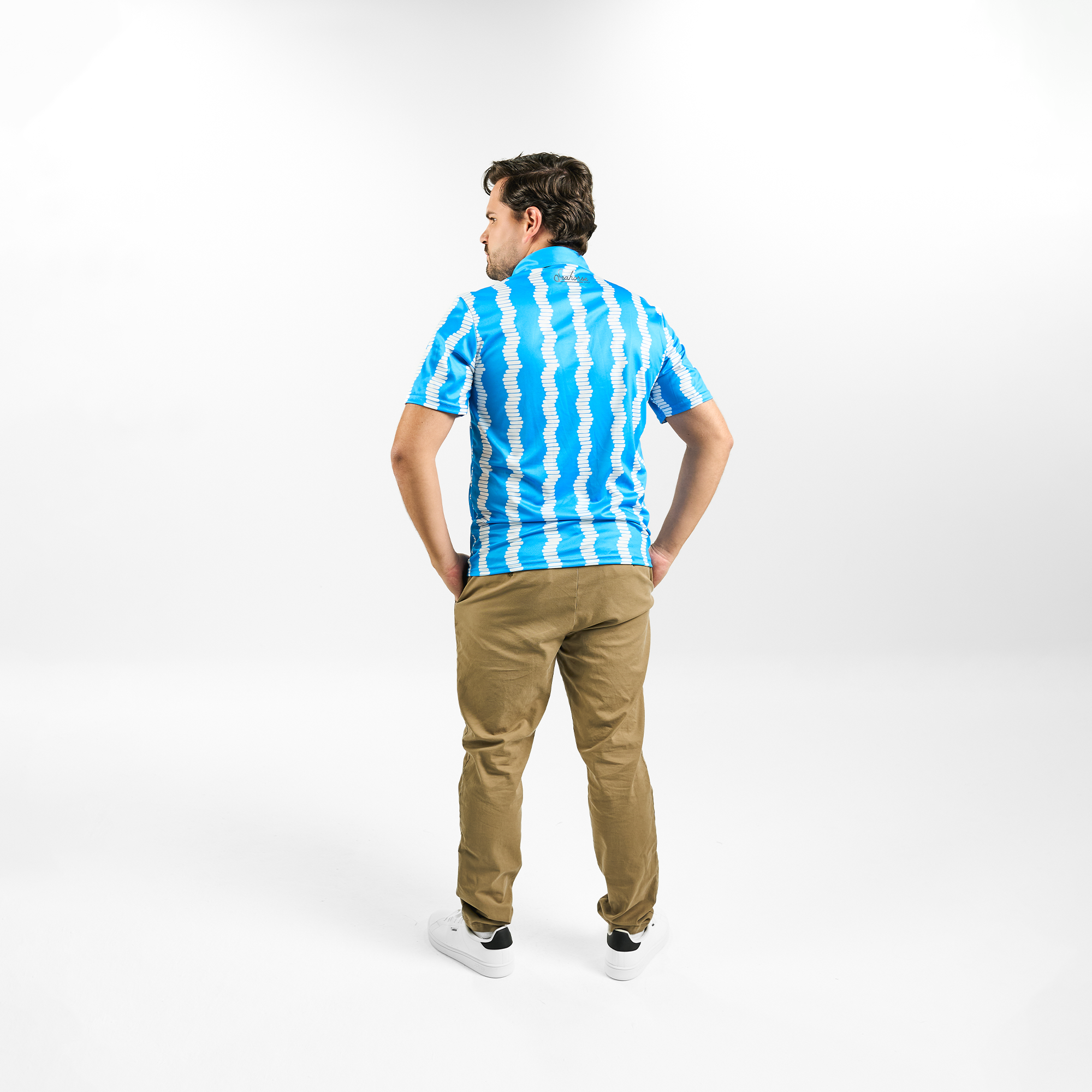 Polo Estampada Rayas ZigZag