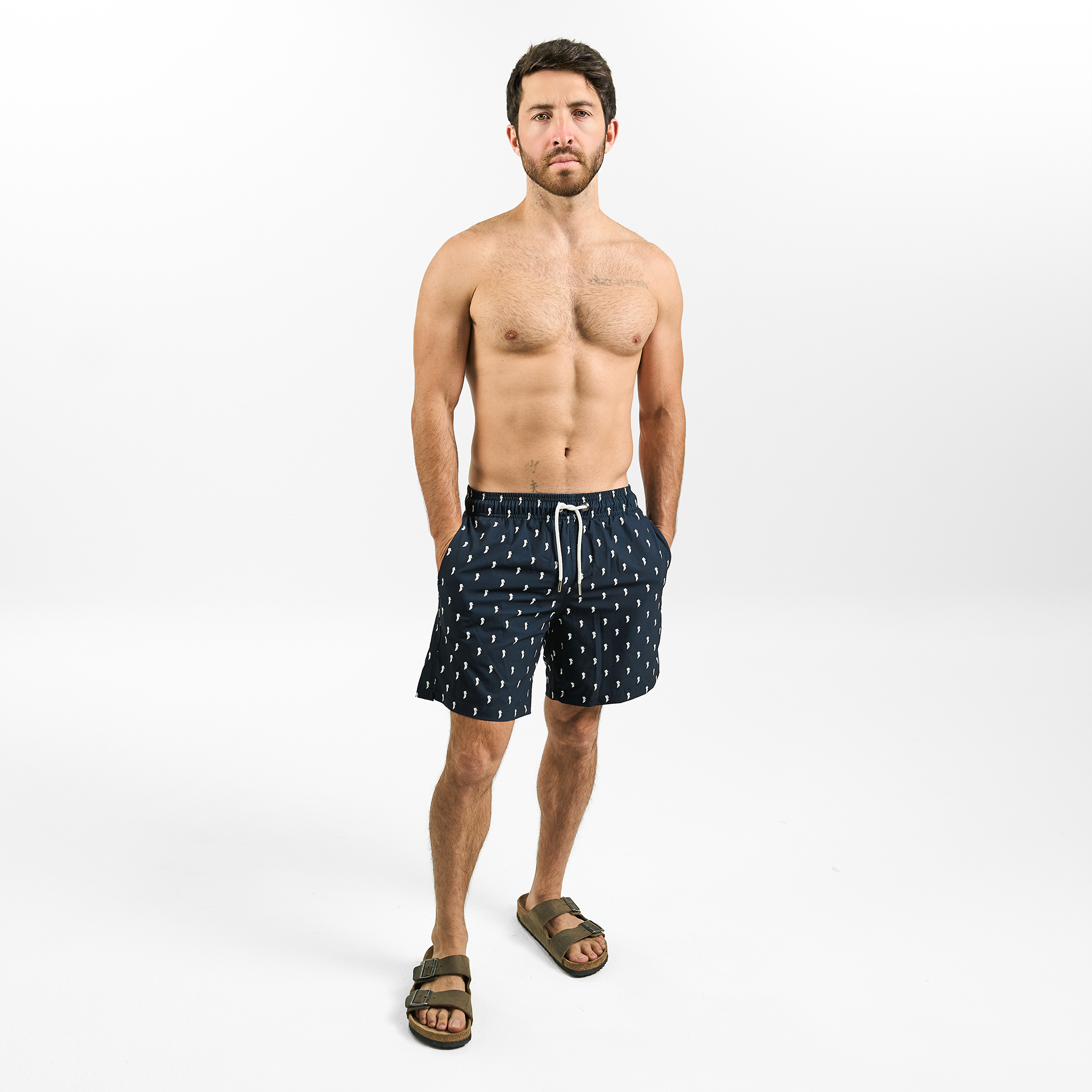 Horse Pattern Trunk / Blue