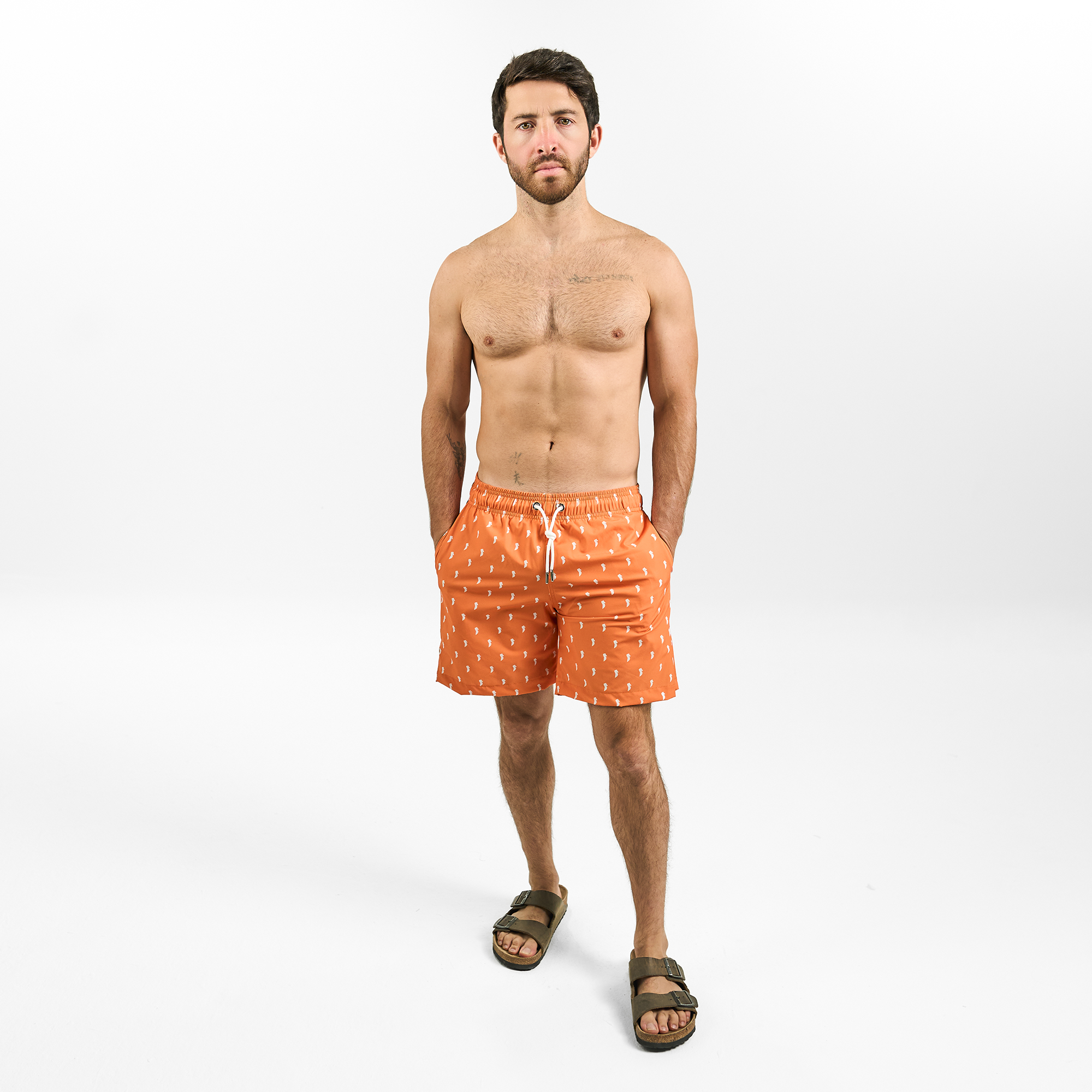 Horse Pattern Trunk / Orange