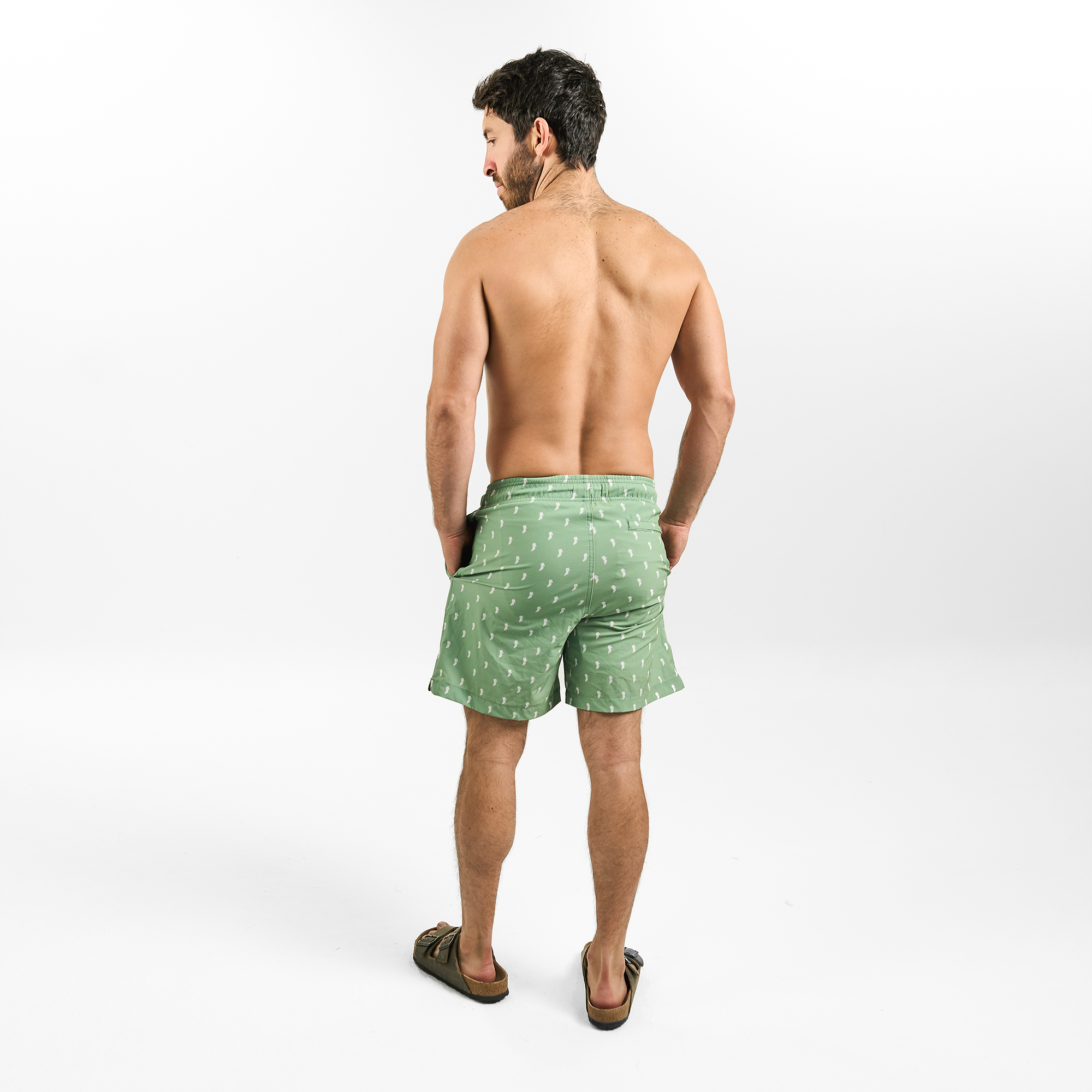 Horse Pattern Trunk / Green