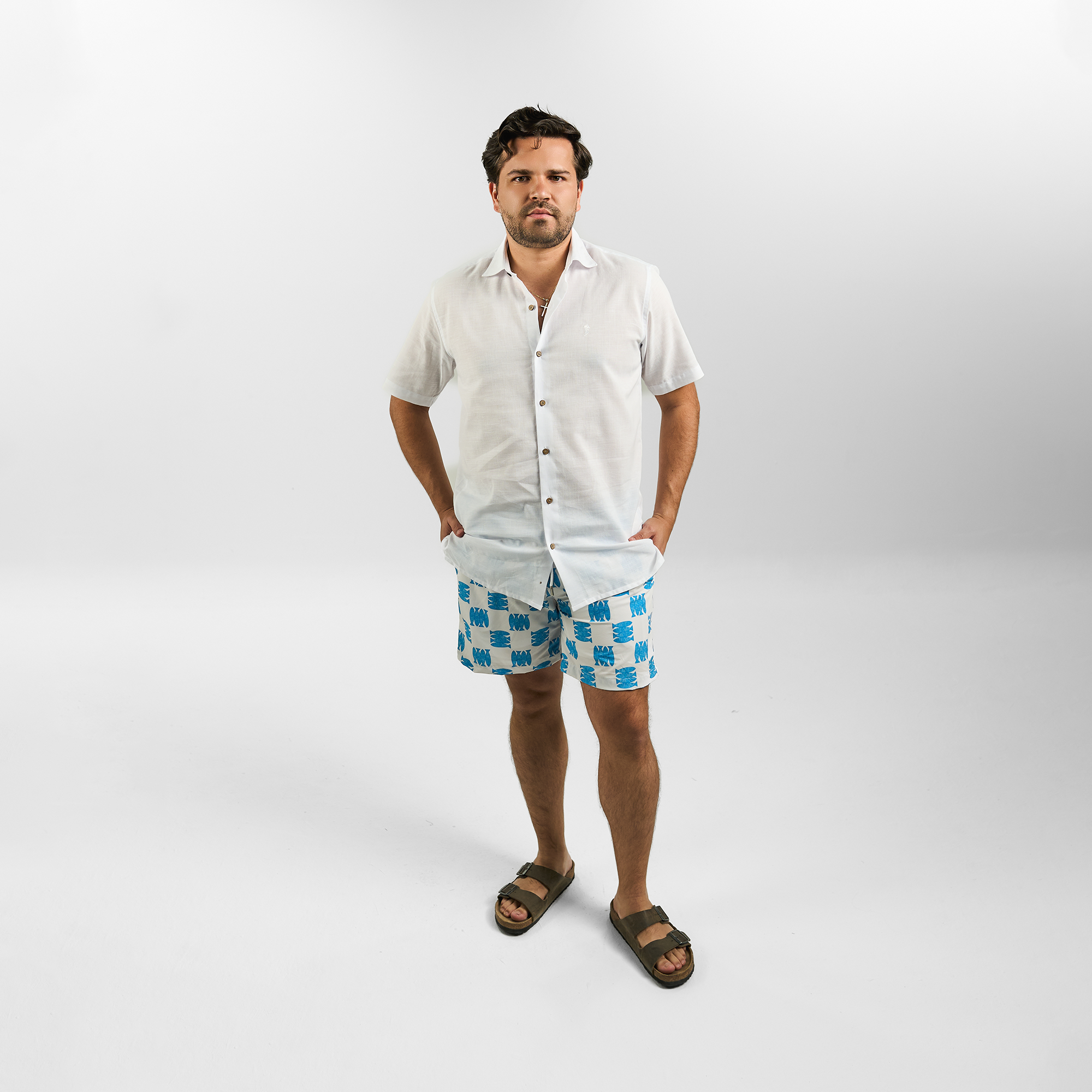 Camisa Manga Corta Blanca