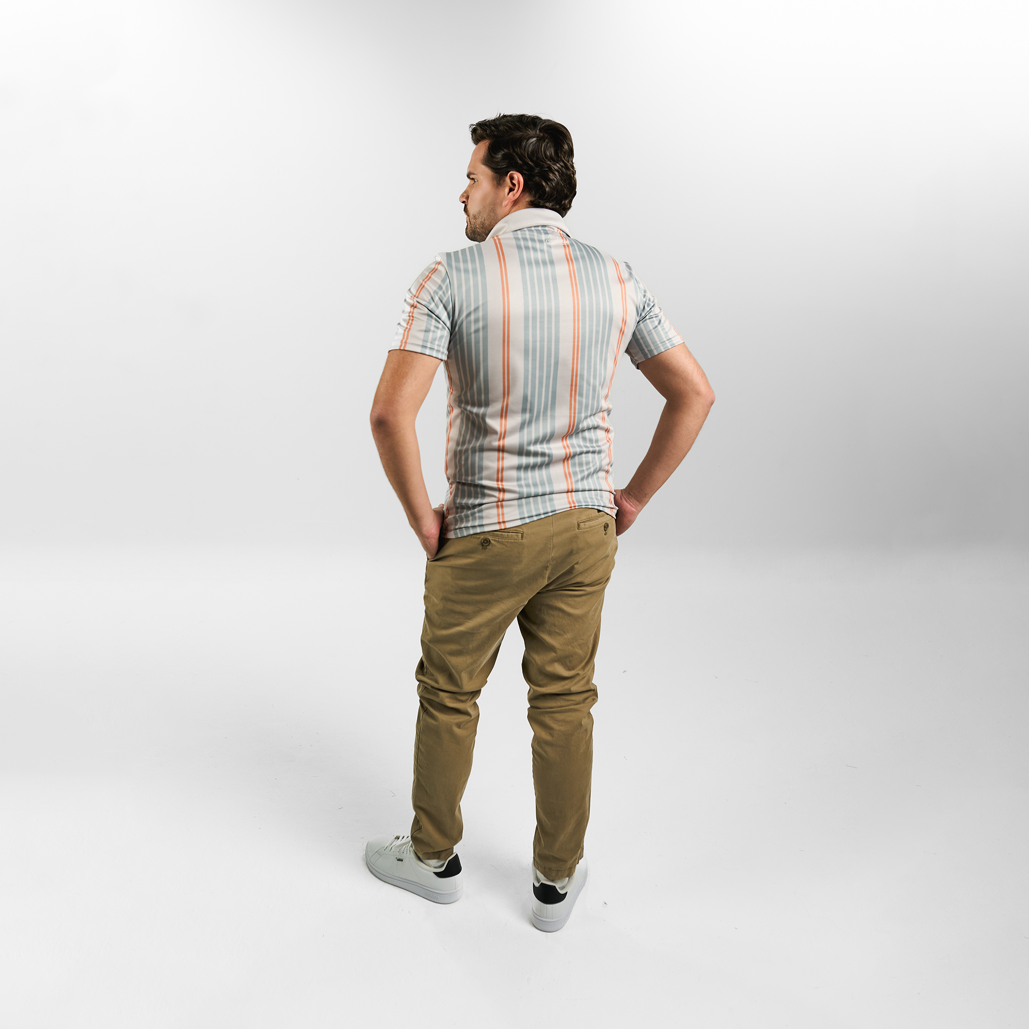Polo Estampada Lineas